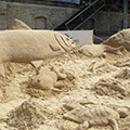 Sculpture sur sable : Team Building artistique sur le thème de la mer, la plage, l'écologie