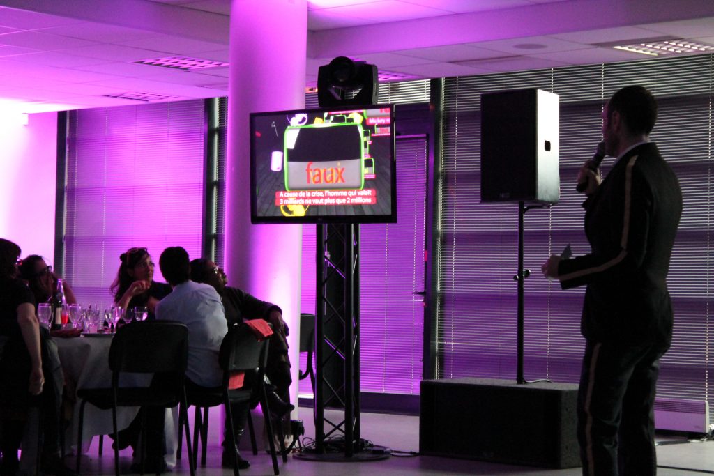 Les accros de la tele - Concept de jeu participatif pour soiree seminaire paris - theme television
