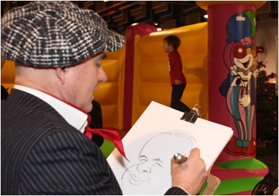 Arbre de Noel: maquilleuses, sculpteur ballon, caricaturiste, Nanterre