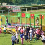 Location trampoline 6 pistes autonomes - animation sportive enfant Paris, Montesson, Nanterre, Cergy, Saint Denis