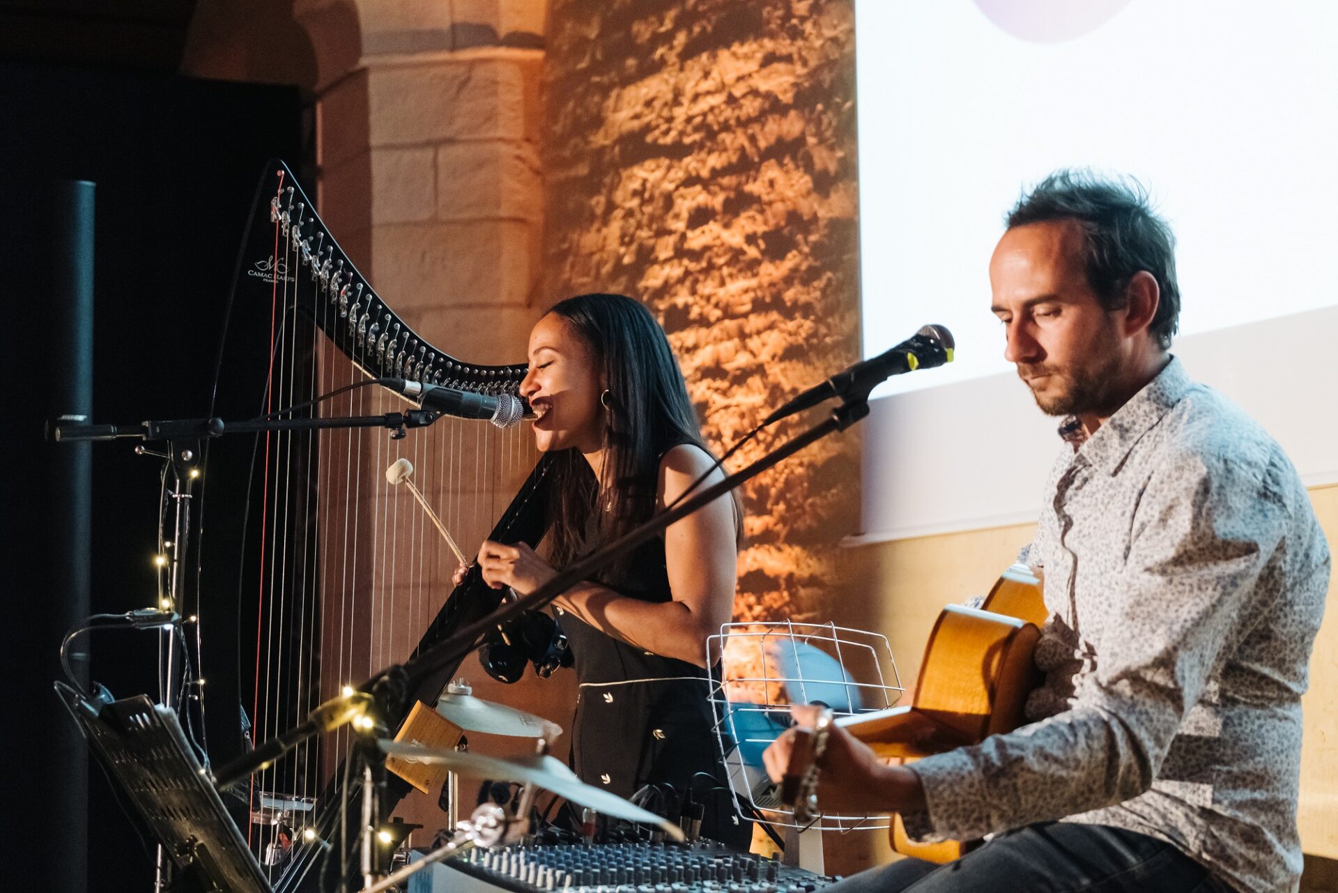 Duo Harpe et guitare, Ile de France et Normandie