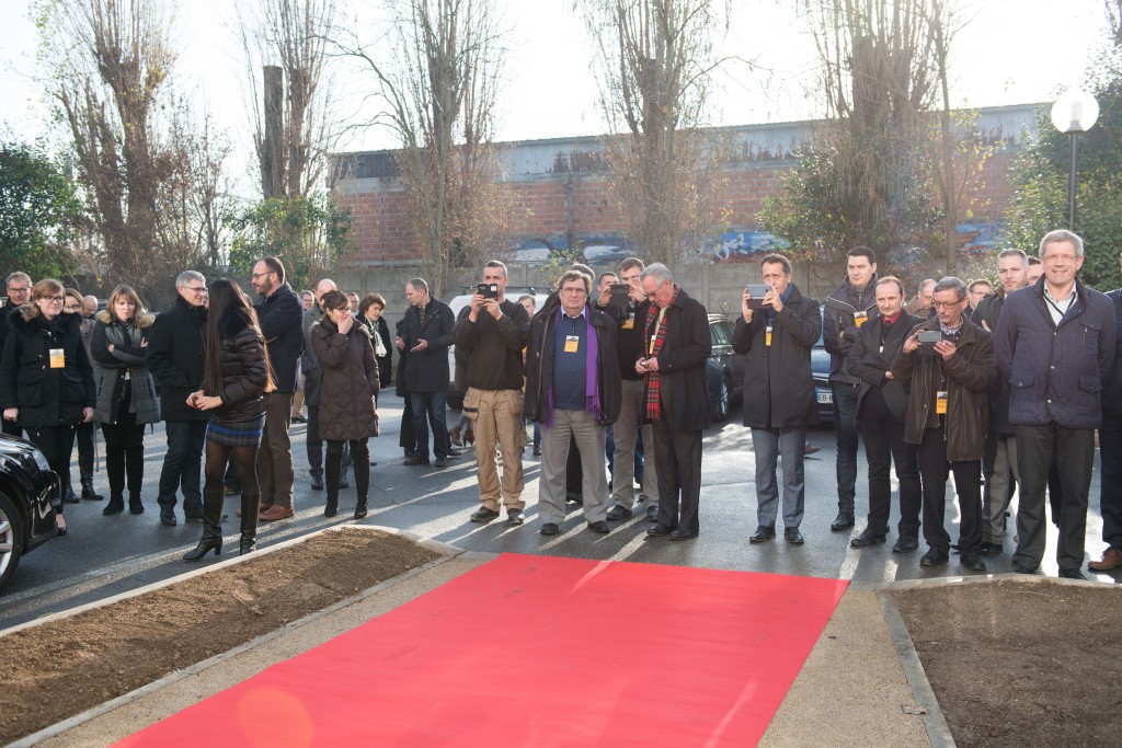 Inauguration siege social entreprise Le Bourget