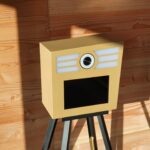 Borne photo selfie tiny look vintage impression papier location photobooth caen mondeville ifs ouistreham