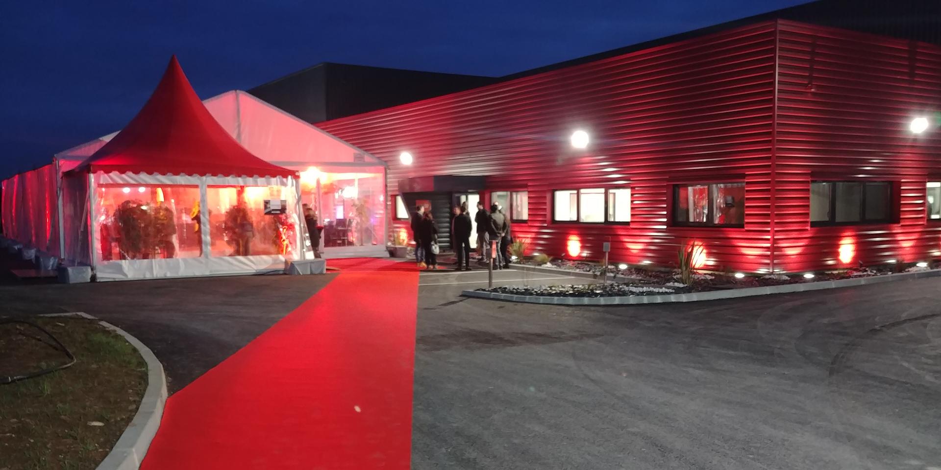 CTSI - Organisation soire inauguration officielle nouveau batiment industriel Moult caen calvados