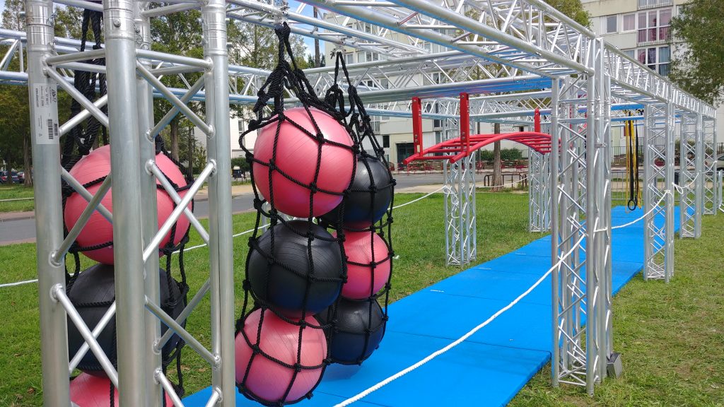 Location parcours ninja warrior - animation enfant