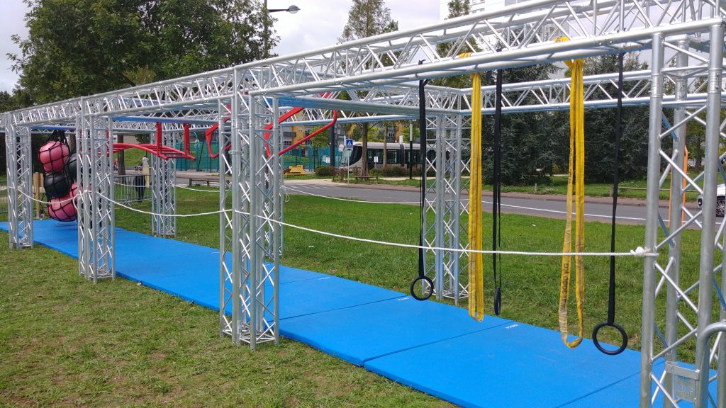 Location parcours ninja warrior - animation enfant sport original