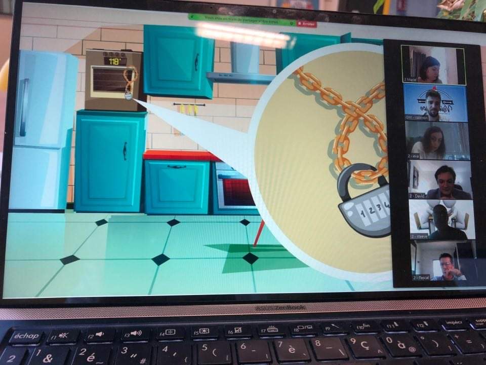 Visio escape game connecté