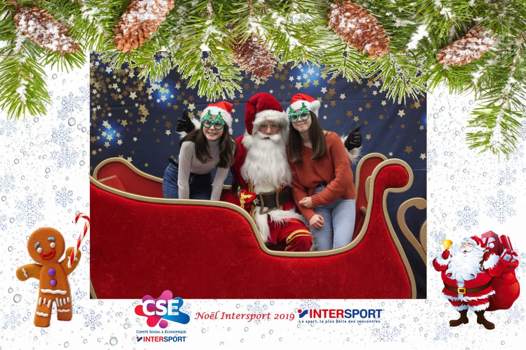 stand photo avec le pere noel - photobooth noel