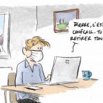 Illustrateur en visio conférence