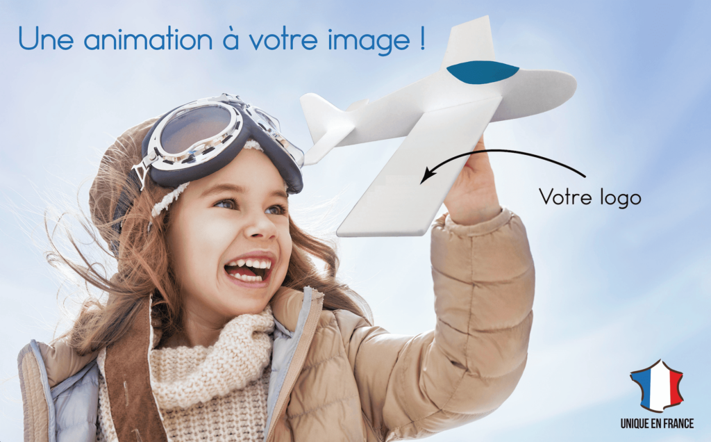 Animation pour enfant personnalisation avions