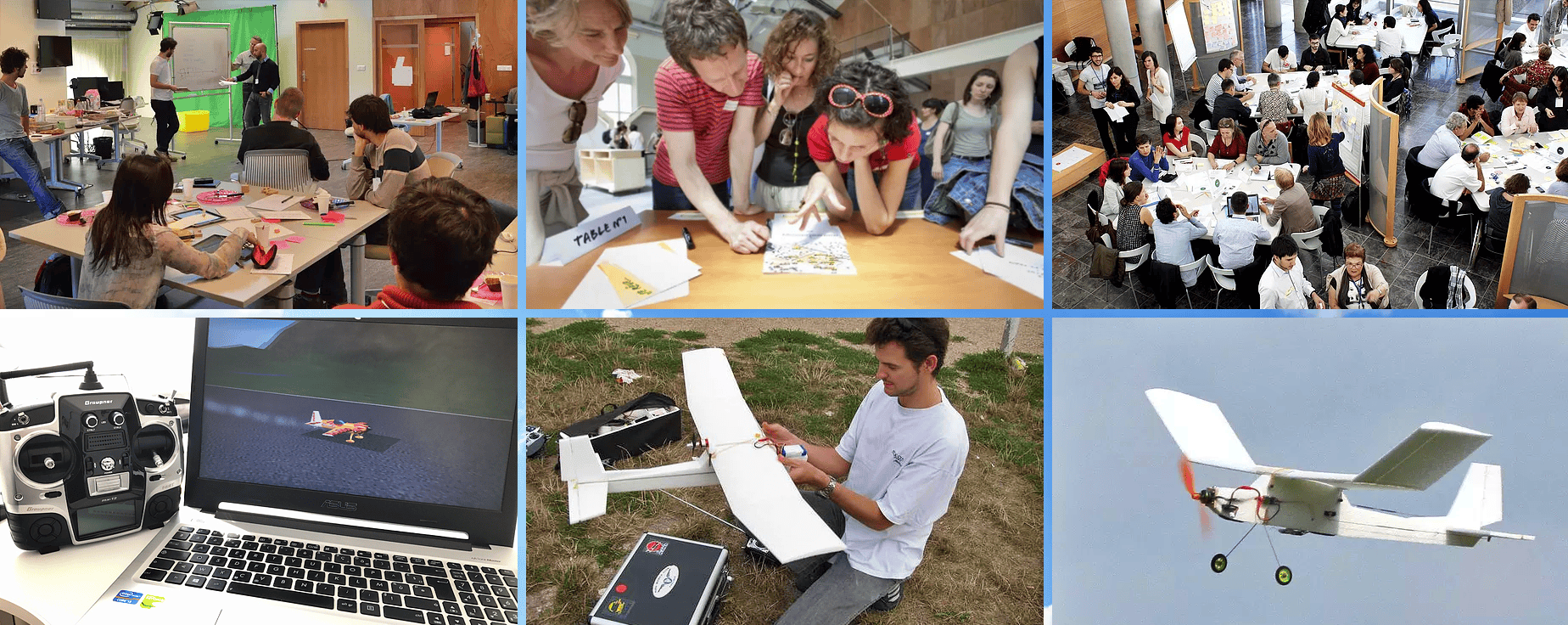 Team building, avions personnalisables