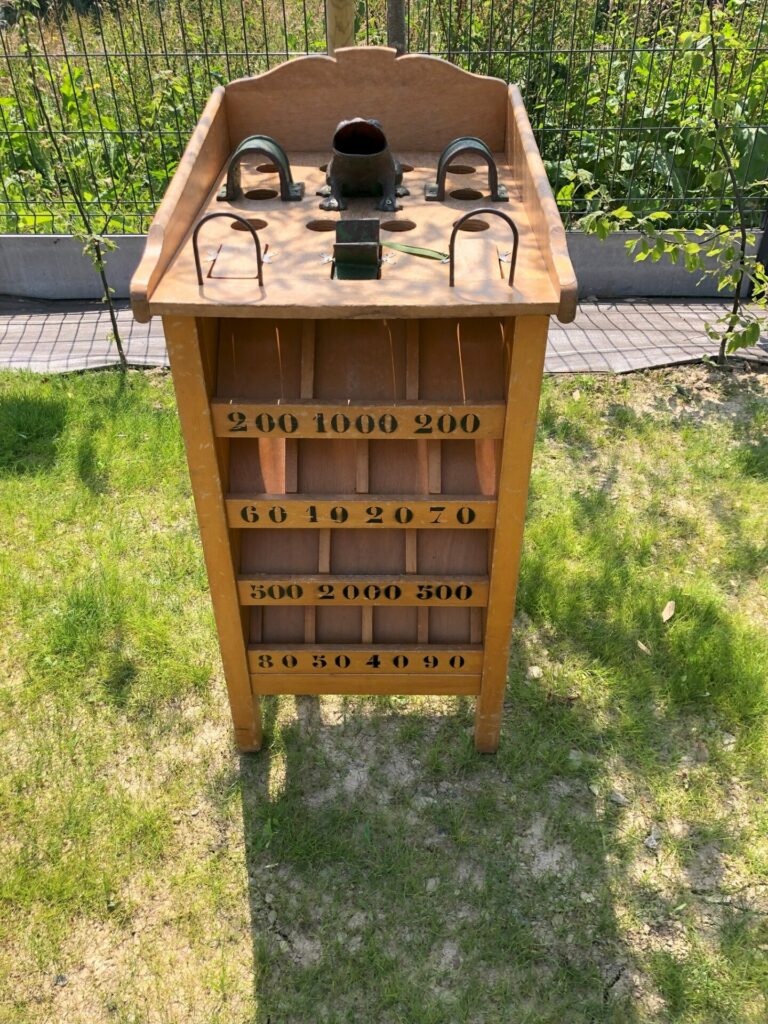 Jeux en bois, Inauguration, crèche pim pam pomme, Saint-Lô, Manche, Normandie