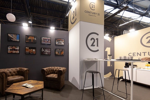 Stand century 21 salon évènementiel Caen